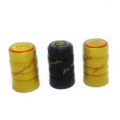 La bouteille d'esprit complète le GV noir de scellage de la couleur 33mmx53mm d'or de capsules de whiskey