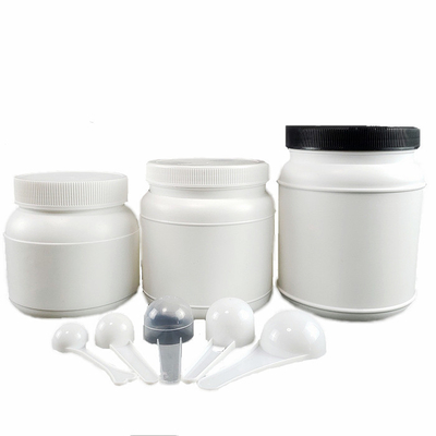 Conteneur libre recyclable 850ml de peinture de boîte métallique de poudre de plastique de HDPE de BPA
