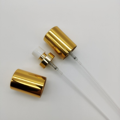pompe d'or de jet de bouteille de parfum en métal de pompe de jet de cuir embouti de 18mm avec la couverture finie
