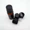 En plastique vis noire capsule les couvercles de distribution de couvertures 18mm avec des réducteurs d'orifice
