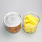 Les pots en plastique de stockage de nourriture de bouche large CHOIENT les boîtes métalliques en plastique de sucrerie d'écrous d'espace libre de Dia65mm