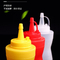 Le condiment vide de LDPE Squeezy met des bouteilles en bouteille de la sauce 500ml avec Flip Top Cap